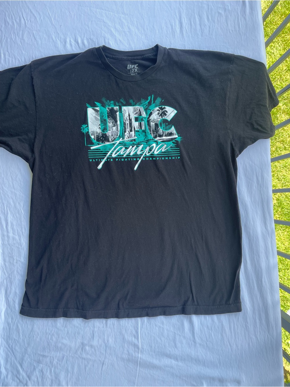 UFC Tampa Ultimate Fighting Championship Graphic Tee Black 2X